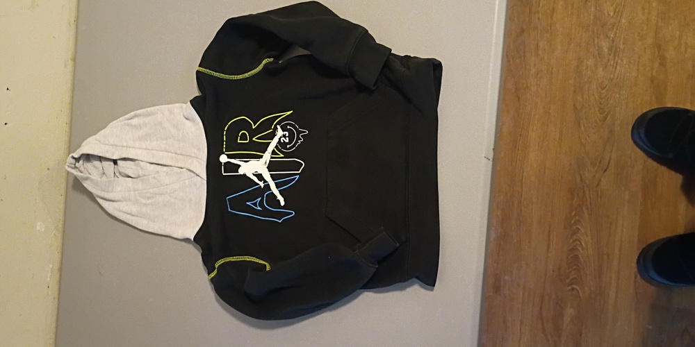 Jordan Beige and Black Hoodie